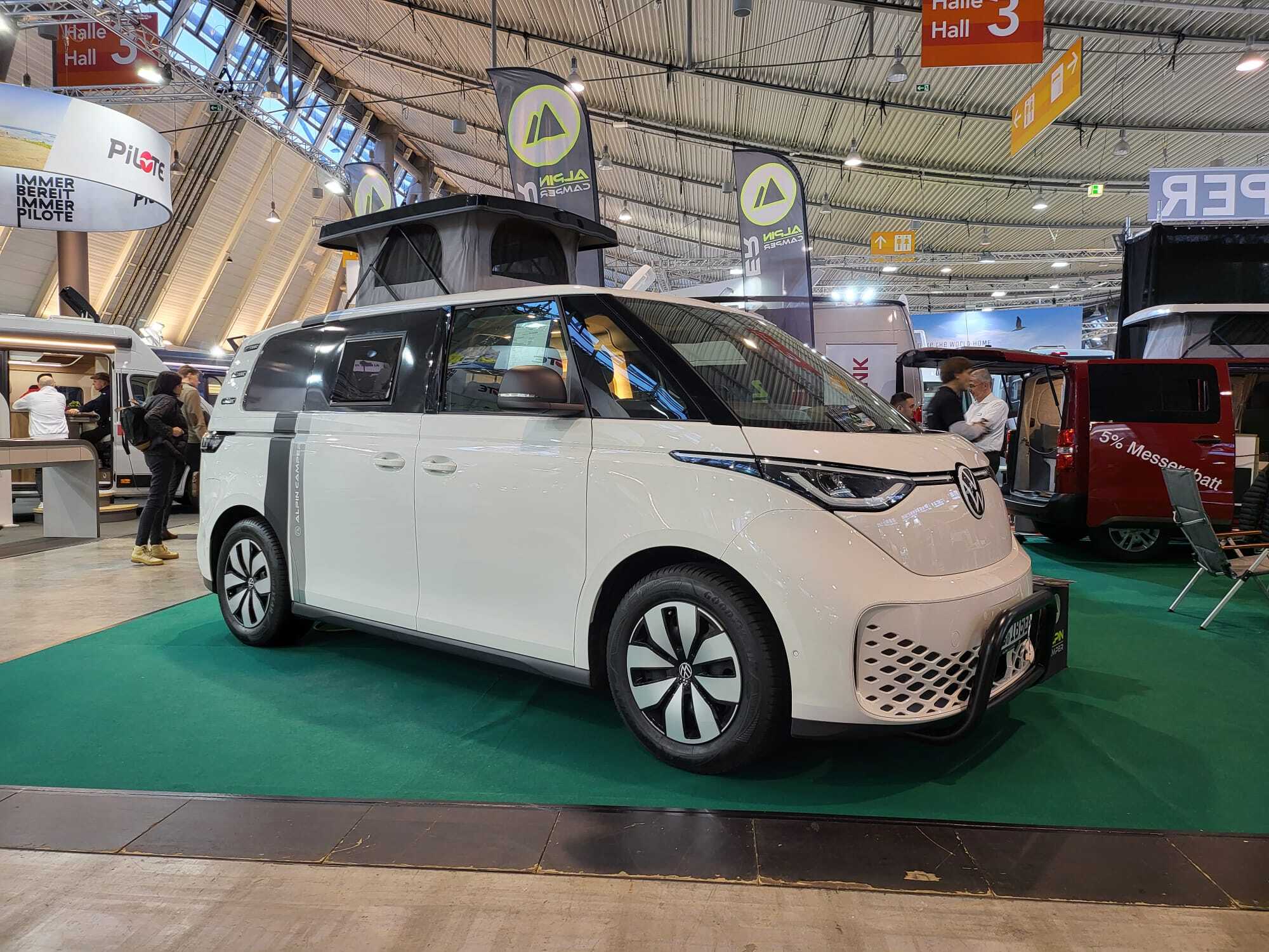 World s first ID. Buzz electric camper opens new era of VW van life